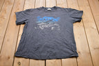 Vintage 1990s Desert Storm Airforce Airplane Graphic T-Shirt