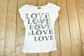 Women Vintage Vigoss Premium Y2K Love T-Shirt Vigoss Grunge Skull Print
