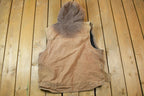 Vintage 1990s Distressed Carhartt Blanket Lined Vest