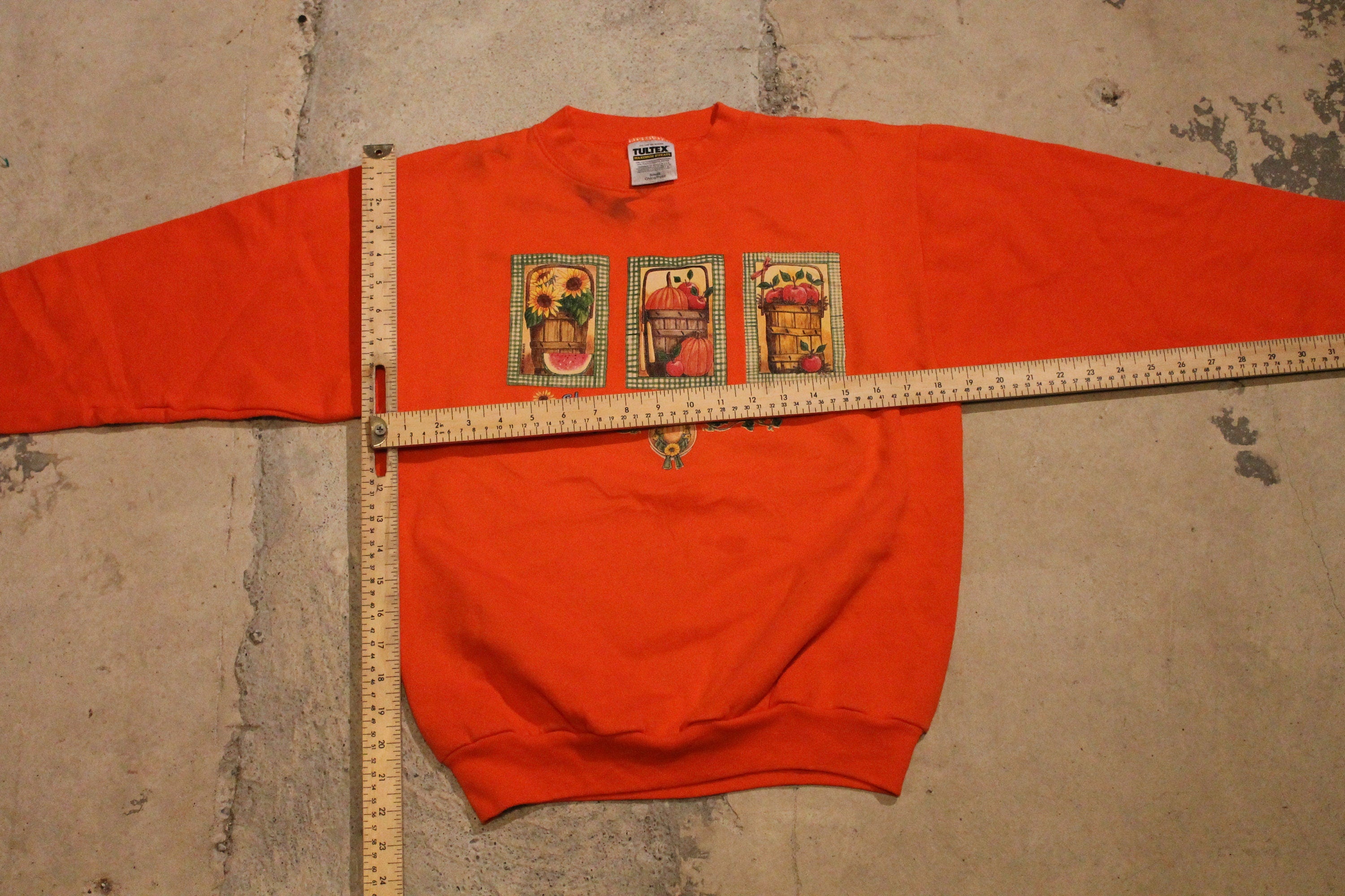 Vintage 1990s Autumn Fall Graphic Crewneck