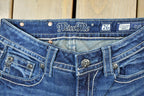 Vintage Y2K Miss Me Bedazzled Low Rise Jeans Size 26x31
