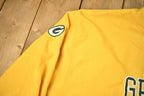 Vintage 1990s Green Bay Packers NFL Pro Line Champion Pullover Windbreaker Jacket