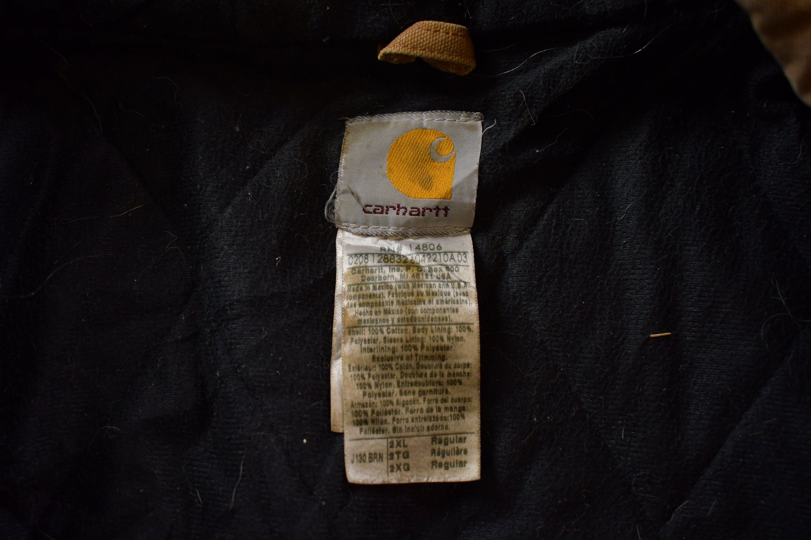 Vintage 1990s Naturally Distressed Carhartt Active Jac