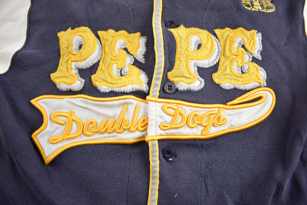 Vintage 1990s Pepe Jeans Embroidered Button Up Baseball Jersey