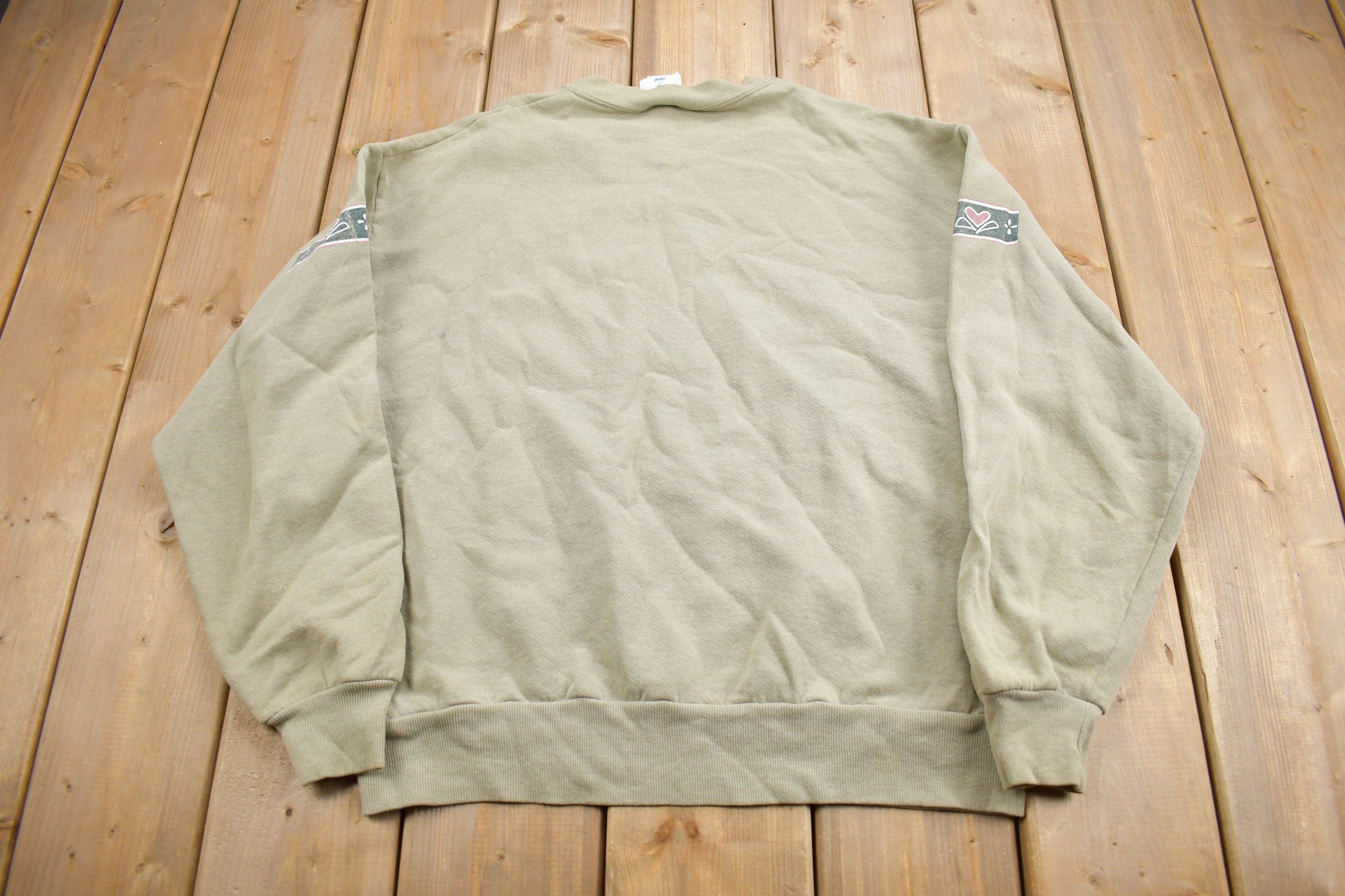 Vintage 1990s Cute Teddy Bear Graphic Crewneck Sweater
