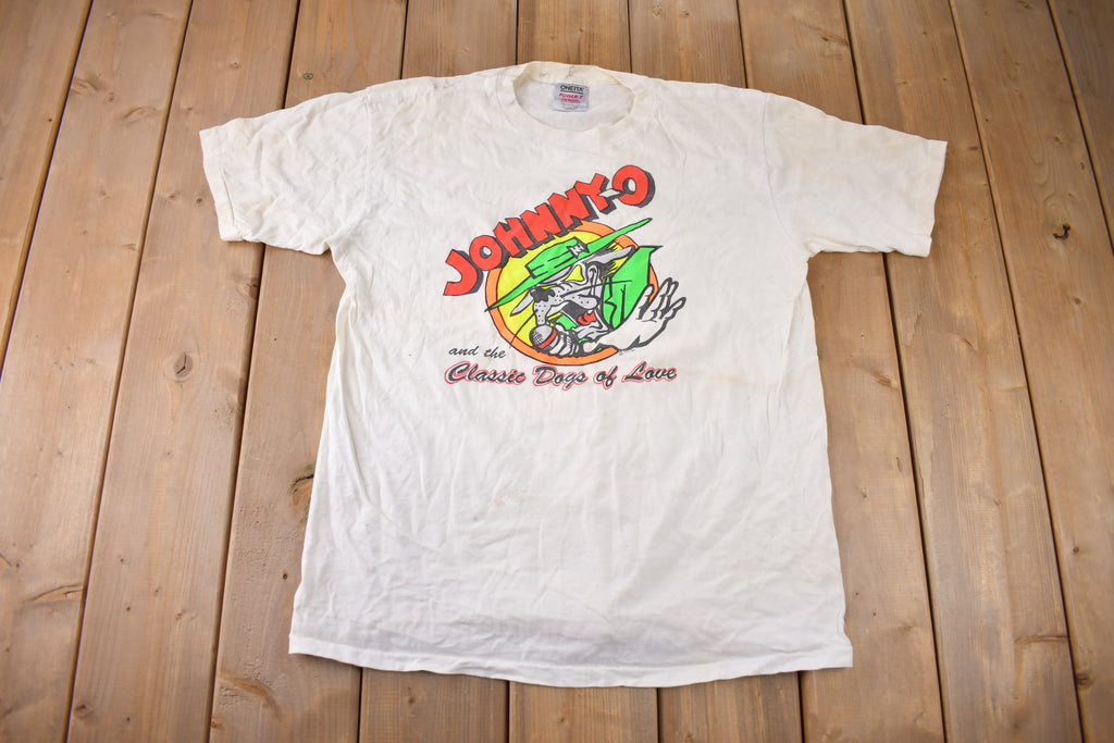 Vintage 1990 Jonny-O Classic Dogs Of Love Single Stitch Graphic T Shirt