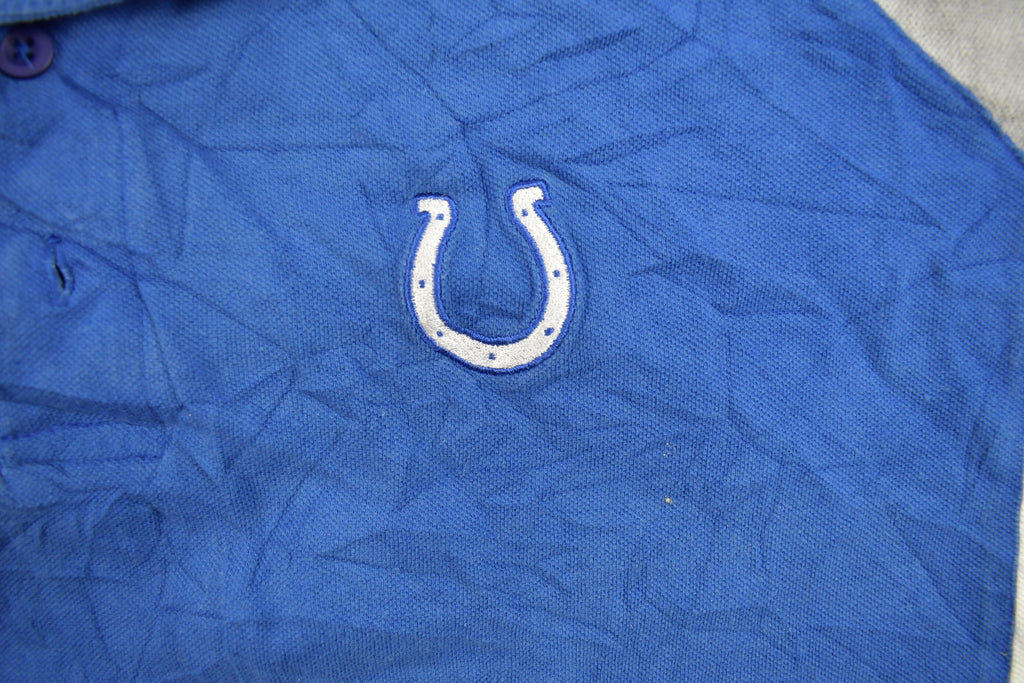 Vintage 1990s Indianapolis Colts NFL Graphic Golf Shirt