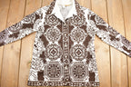 Vintage 1970s Mosaic Graphic Button Up Shirt