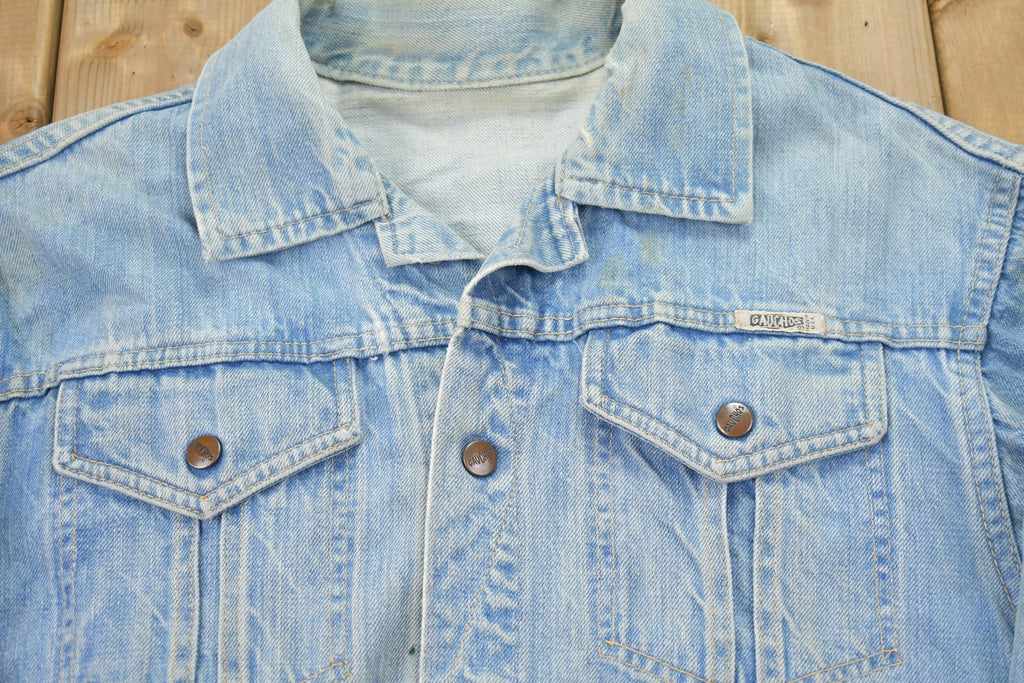 Vintage 1990s Gauchos Denim Jean Jacket