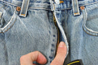 Vintage 1990s Levi's 505 Regular Straight Fit Denim Blue Jeans Men's 32 x 29 / 90s Levi's / Streetwear / Made in USA