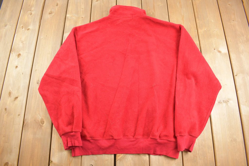 Vintage 1990s Polo Ralph Lauren Quarter Zip Fleece Sweater