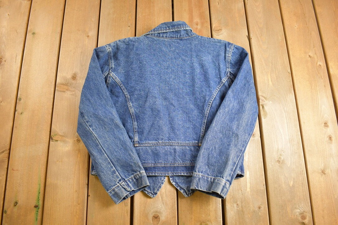 Vintage 1990s Western Denim Jean Jacket