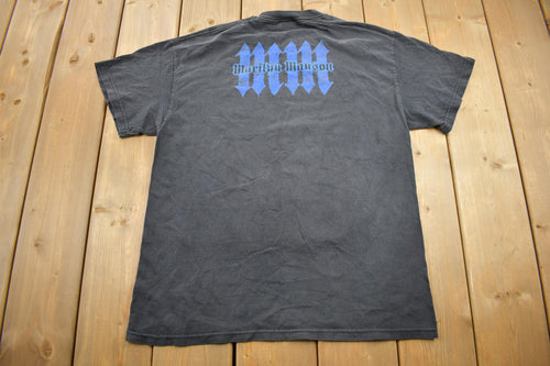 Vintage 2004 Marilyn Manson Graphic T Shirt / M / Manson Tee / Heavy Metal Tee / Rock Tee / Giant Tag