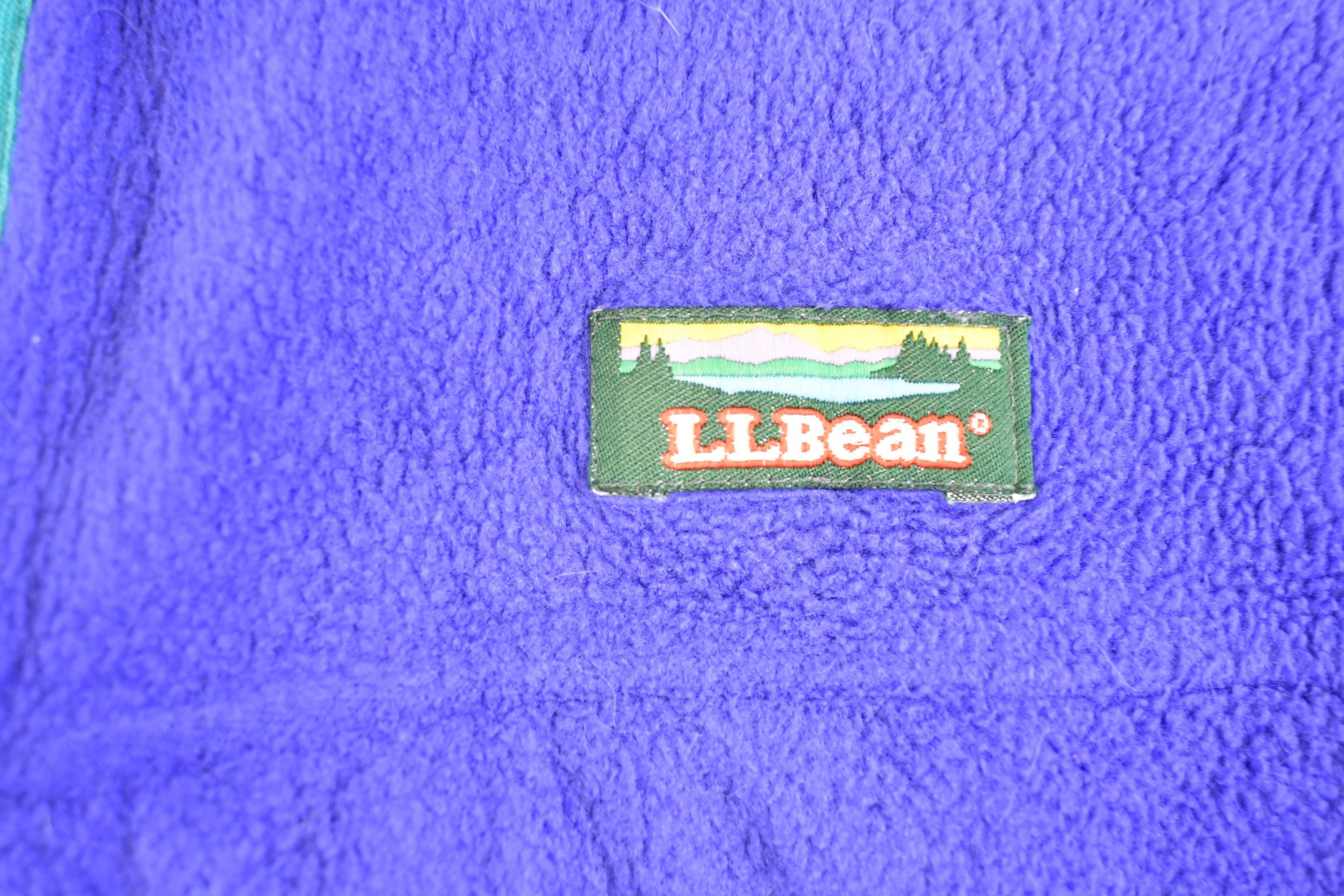 Vintage 1990s LL Bean Fleece Sweater Women's M / Outdoorsman / 90s Sweater / Streetwear / Hiking / Fleece Zip up