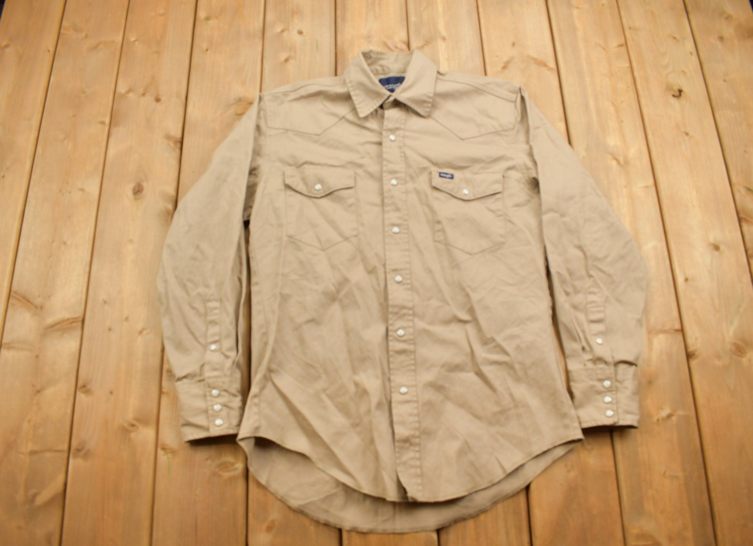 Vintage 1990s Wrangler Western Button Up Shirt