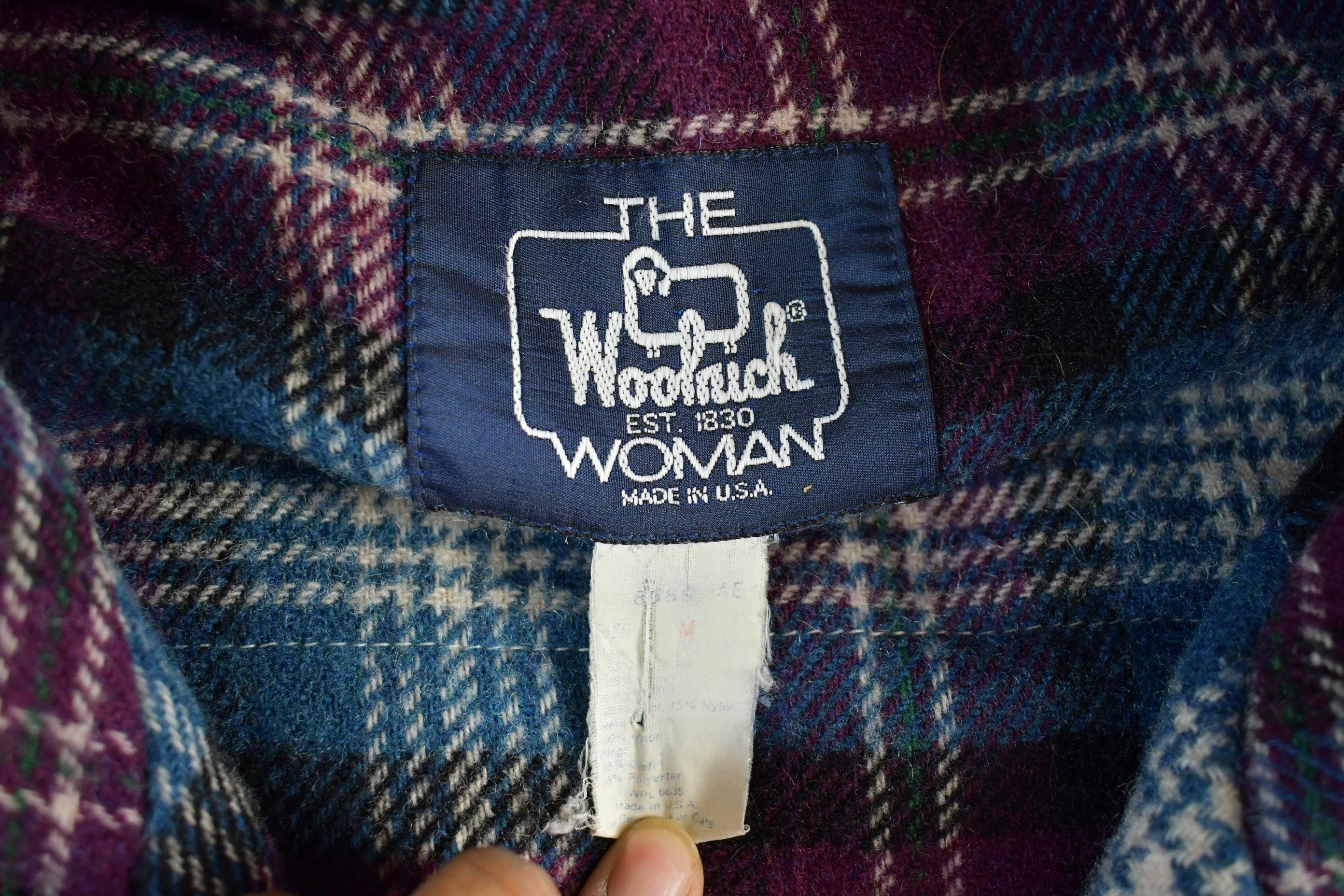 Vintage 1980s Woolrich Wool Jacket Womens Medium