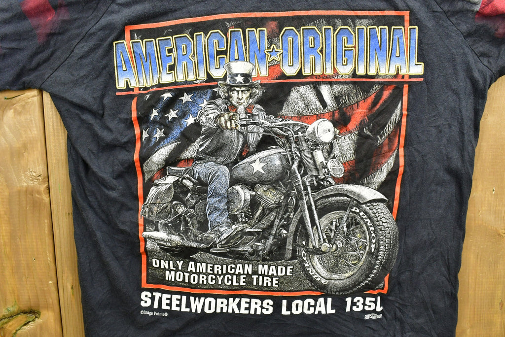 Vintage 1990's United Steel Workers Graphic T-Shirt