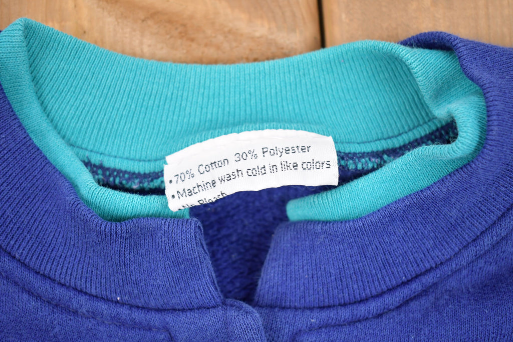 Vintage 1990 Cute Grandma Snap Cardigan Sweatshirt