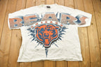 Vintage 1995 Chicago Bears NFL Big Spell Out Graphic T-Shirt