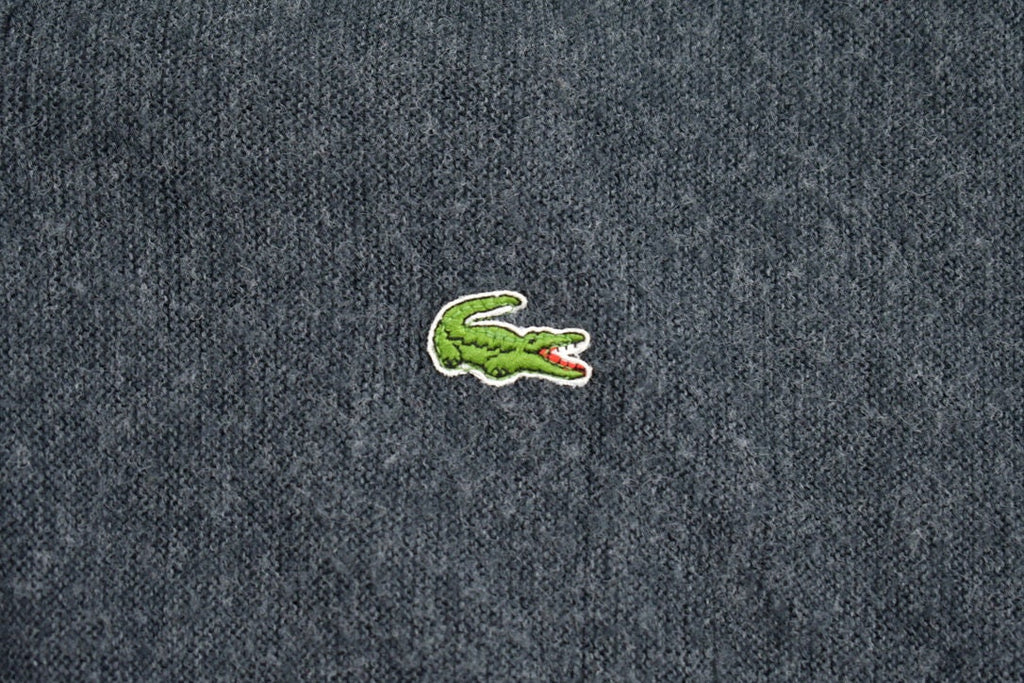 Vintage 1980s Izod Lacoste Knit V-Neck Sweater