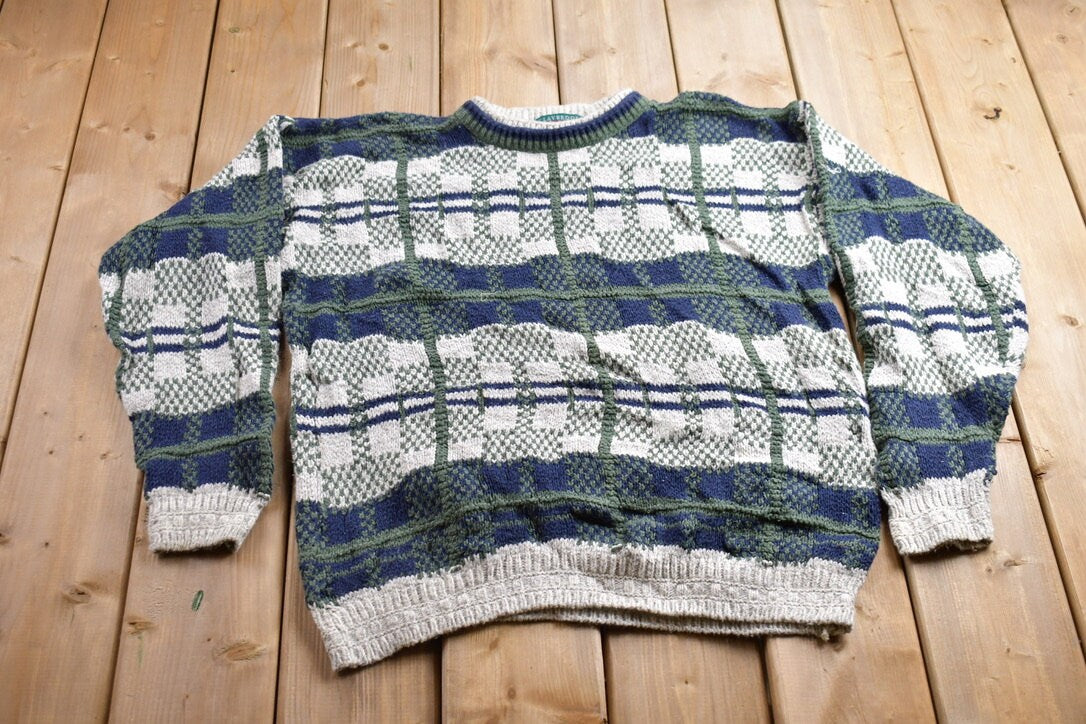 Vintage 1990s Claybrooke Knitted Crewneck Sweater
