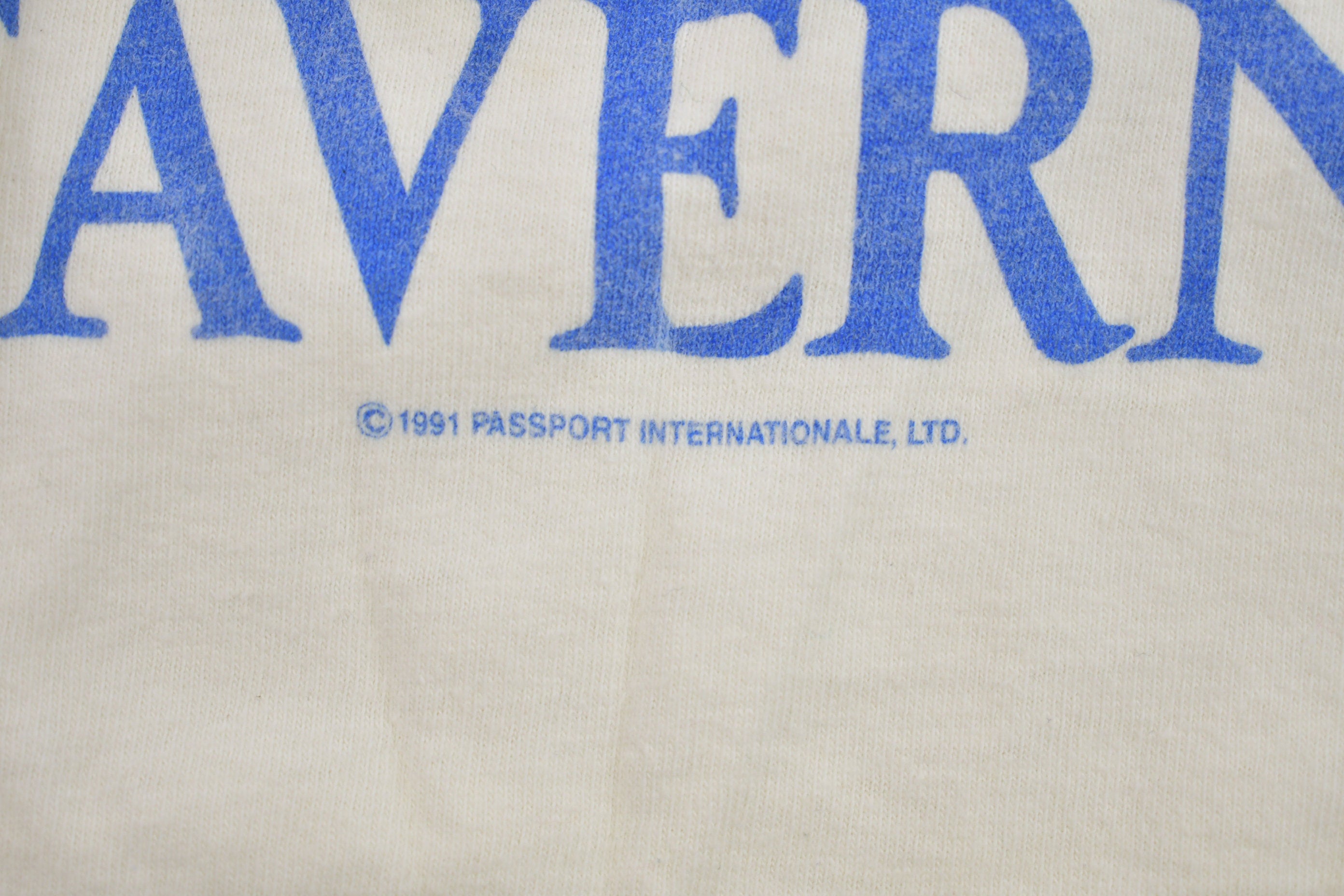 Vintage 1991 Stratton's Tavern Souvenir T Shirt