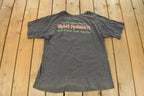 Vintage 1990 Iron Maiden Deaf Sentence Thrashed Band T-Shirt Men's Large