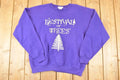 Vintage 1990s Festival Of Trees Graphic Print Crewneck Sweatshirt Mens L