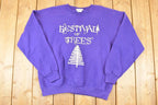 Vintage 1990s Festival Of Trees Graphic Print Crewneck Sweatshirt Mens L