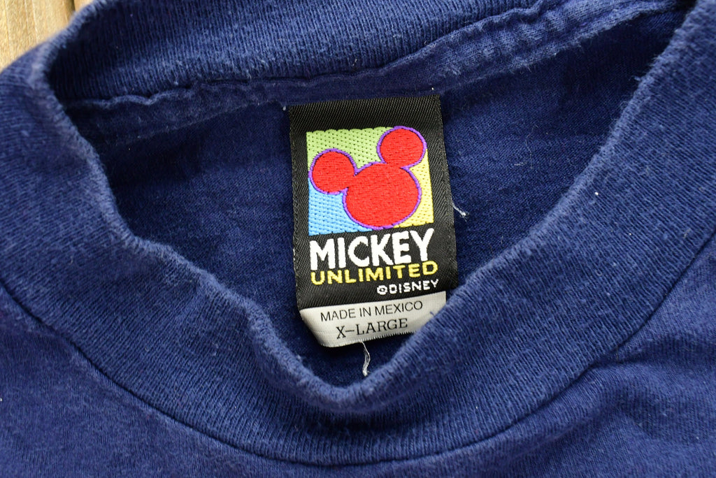 Vintage 1990s Mickey Mouse Orlando Florida T-Shirt / Mickey Unlimited / Souvenir T Shirt / American Streetwear / Vintage Disney