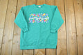 Vintage 1990s Junior Girl Scouts Cute Crewneck Sweater