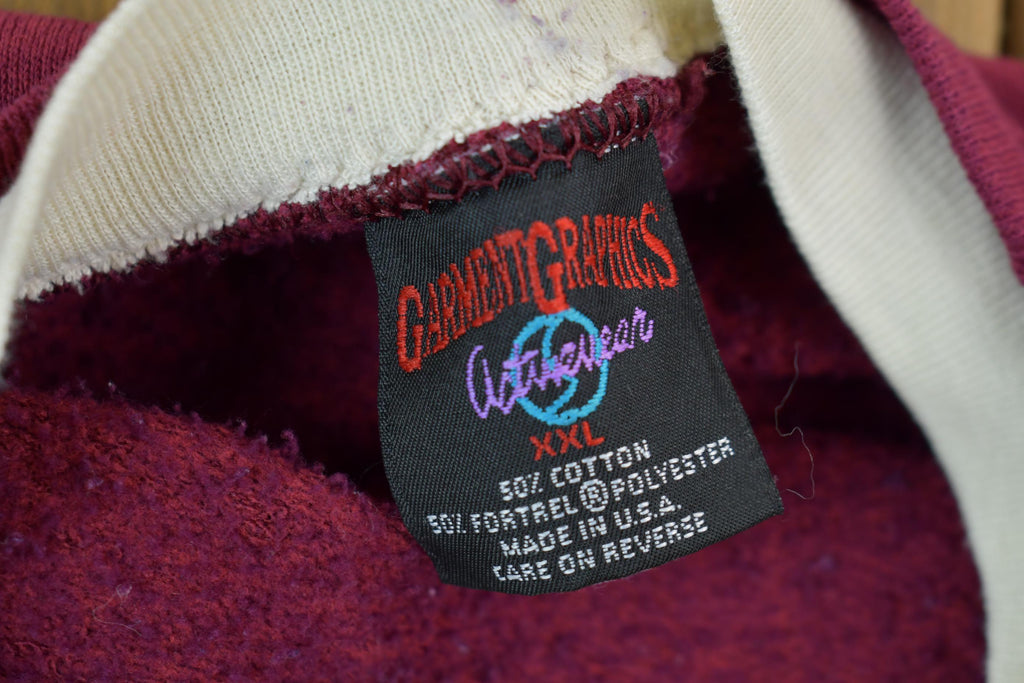 Vintage 1990s Cute Grandma Style Crewneck Sweater Made In USA