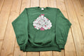 Vintage 1990s Cute Abstract Tree Crewneck Sweater