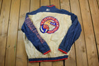 Vintage 1990s Starter USA Olympic Volleyball American Flag Windbreaker Jacket