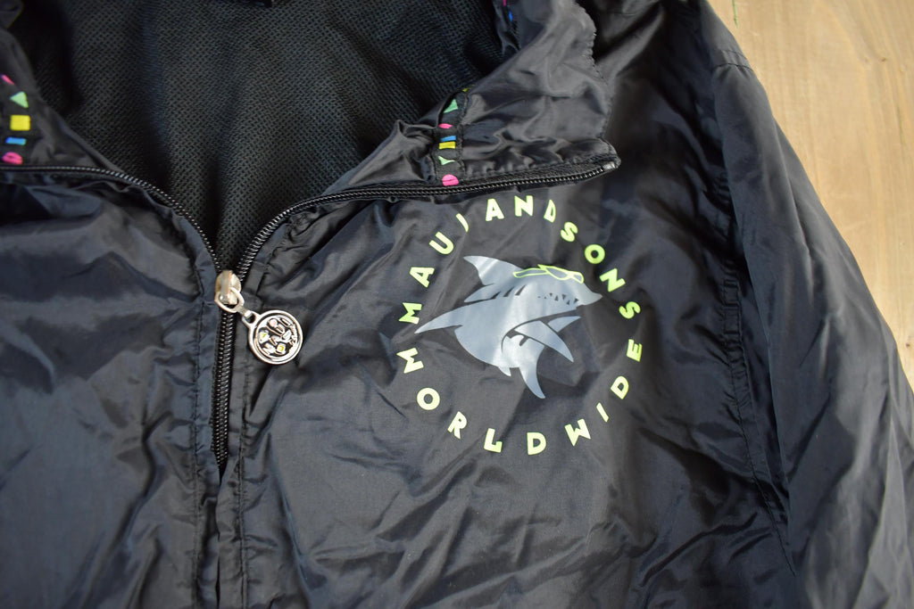 Vintage 2000s Maui & Sons Surf Windbreaker Jacket Men's Medium