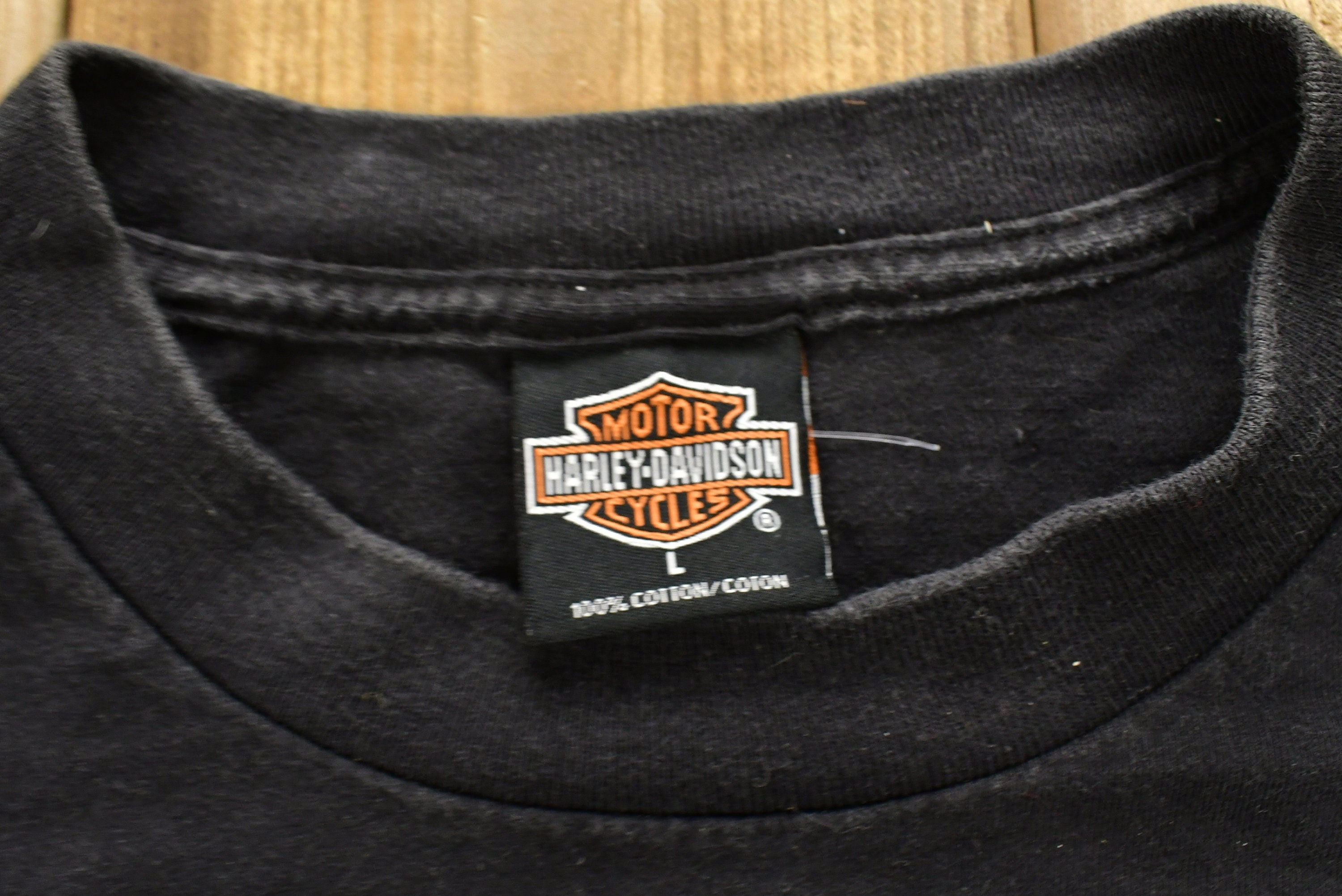Vintage 2000 Harley Davidson Motorcycles Skull T-Shirt
