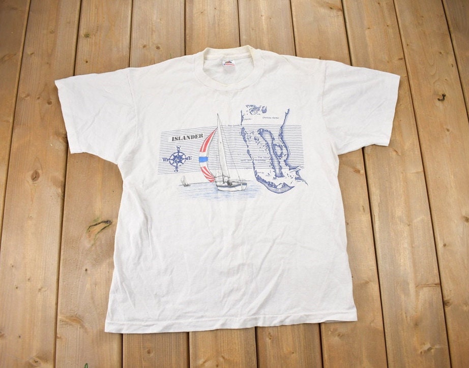 Vintage 1990s Islander Sanibel Island Souvenir T Shirt