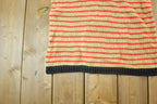 Vintage 1980s Gloria Vanderbilt Knit Colour Block Button Up Shirt Womens M