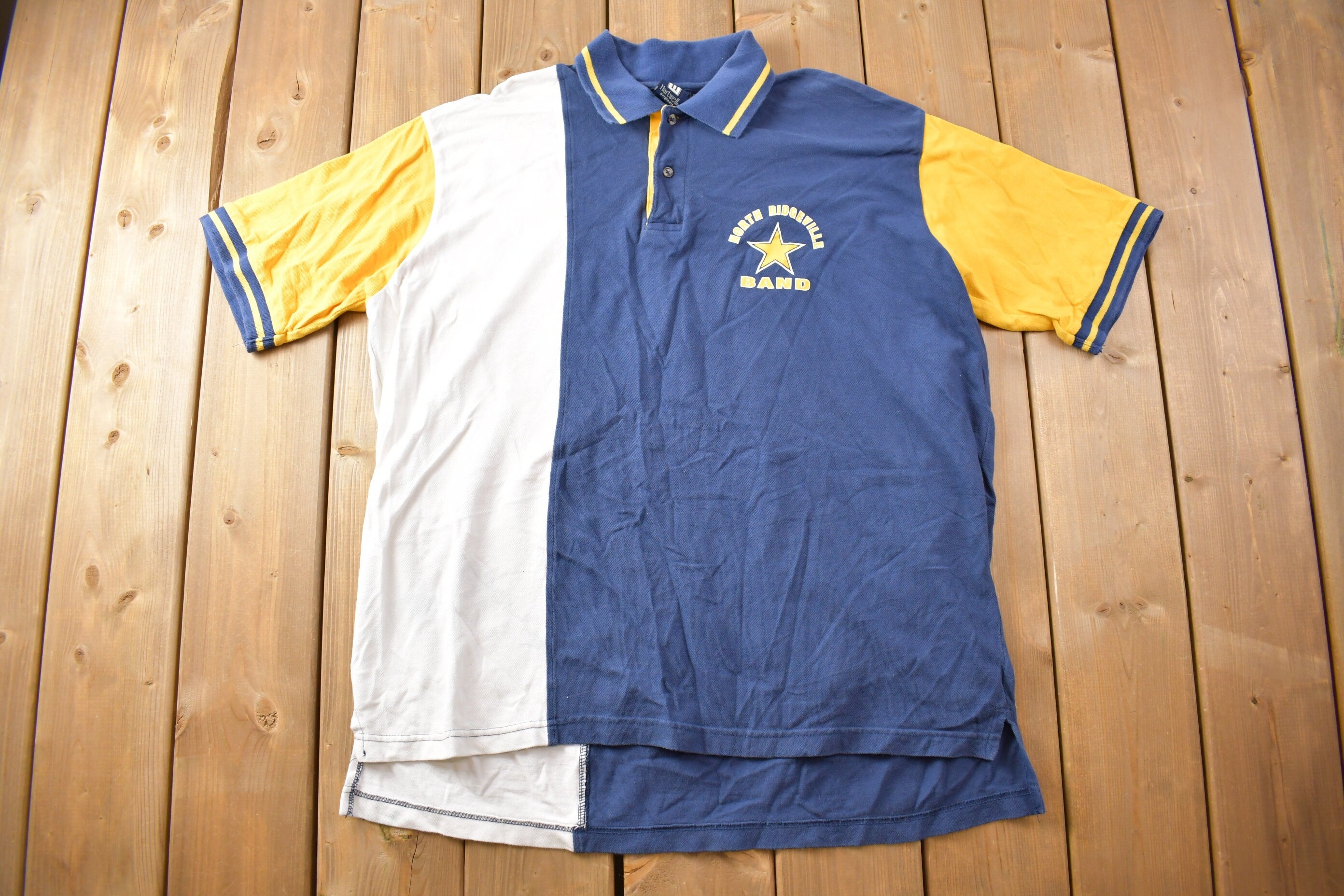 Vintage 1990s North Ridgeville Band Polo T Shirt