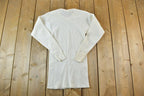 Vintage 1990s Hand Tex Waffle Knit Crewneck Sweater
