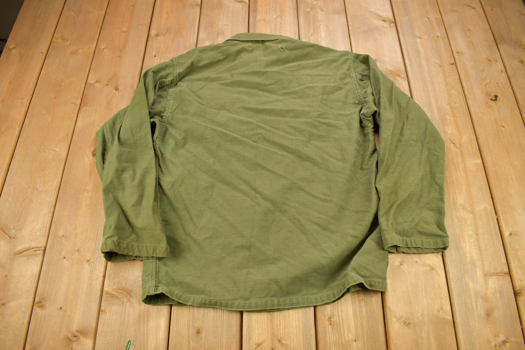 Vintage 1952 Military Button Up Shirt