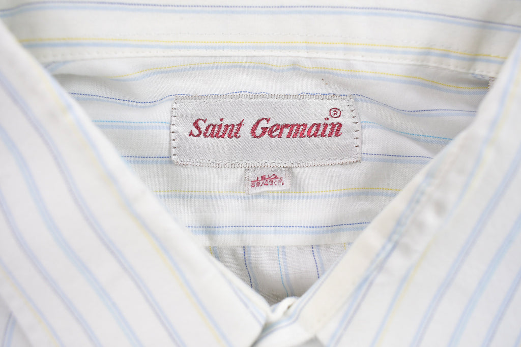 Vintage 1990s Saint Germain Button Up Dress Shirt