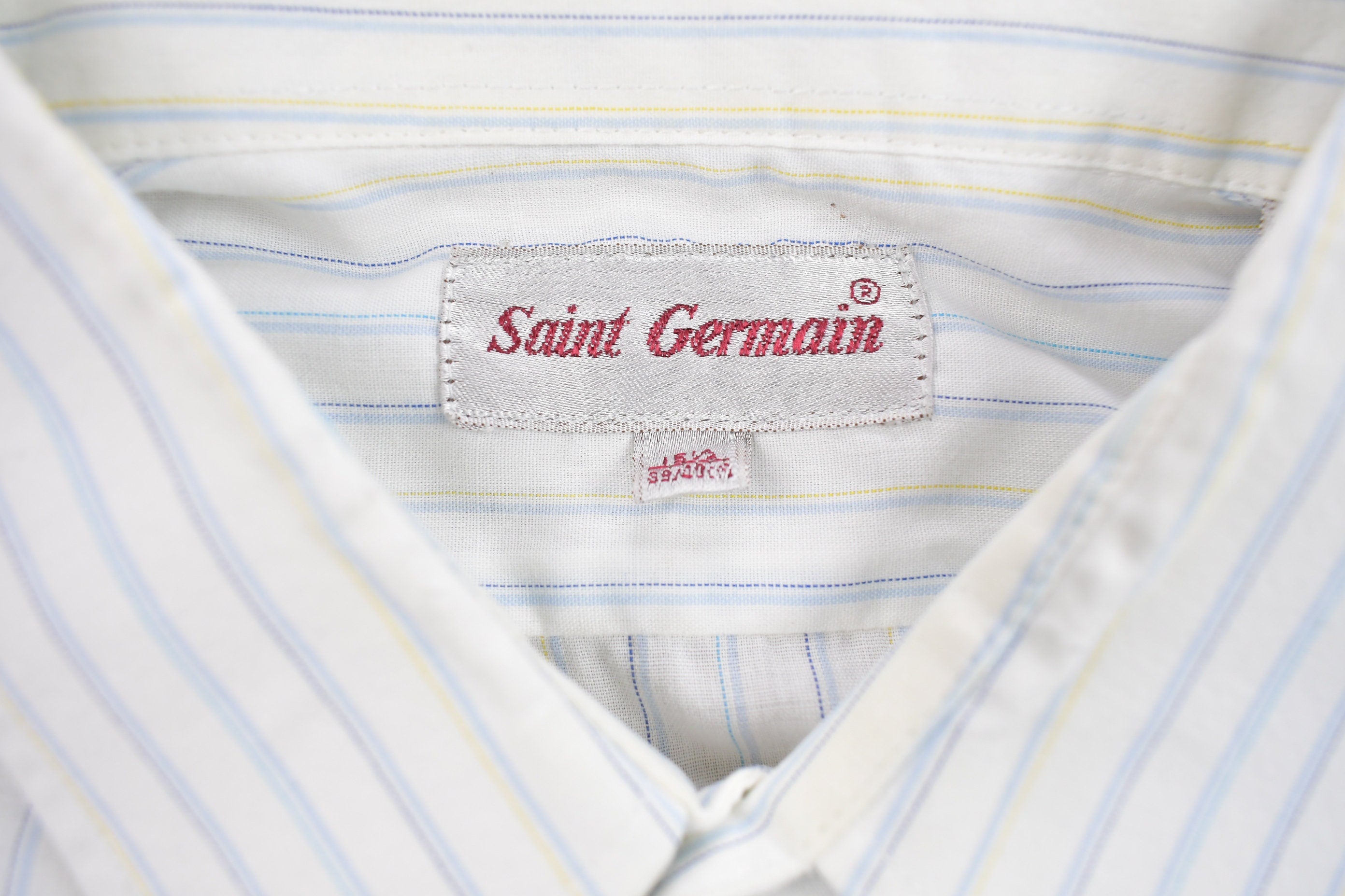 Vintage 1990s Saint Germain Button Up Dress Shirt