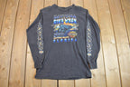 Vintage 2000 Daytona Beach Bike Week Harley Davidson Motorcycles Long Sleeve Graphic T-Shirt Made In USA