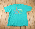 Vintage 1990s Disney Magic Music Days Graphic T-Shirt Made In USA One Size