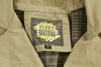 Vintage 1980s Fleet Street Beige Trench Coat