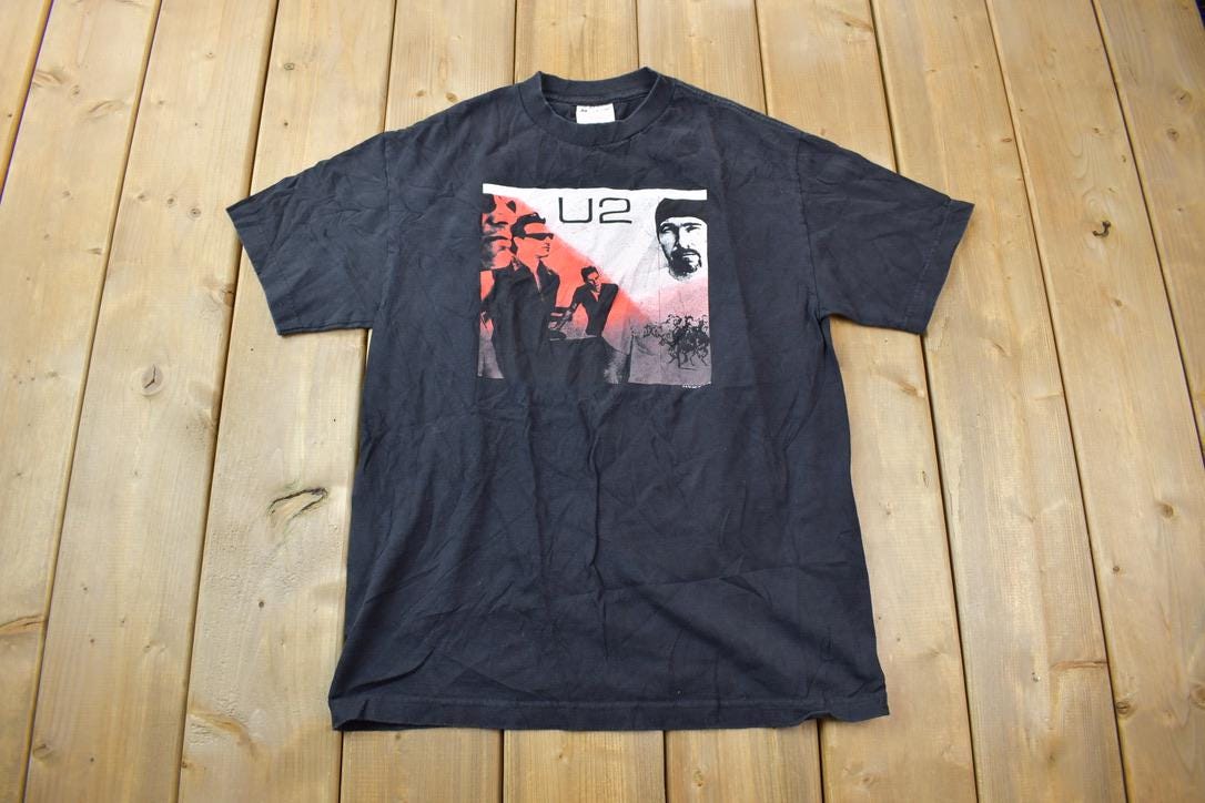 Vintage 2001 U2 Elevation Tour Band T-Shirt