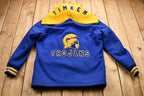Vintage 1970s Timken Trojans Janet #80 Letterman Zip-Hood Snap Button Jacket