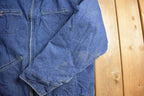 Vintage 1980s Osh Kosh Quilt Lined Denim Jean Jacket