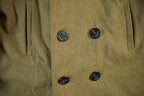 Vintage 1950s Naval Wool Coat Men's Large